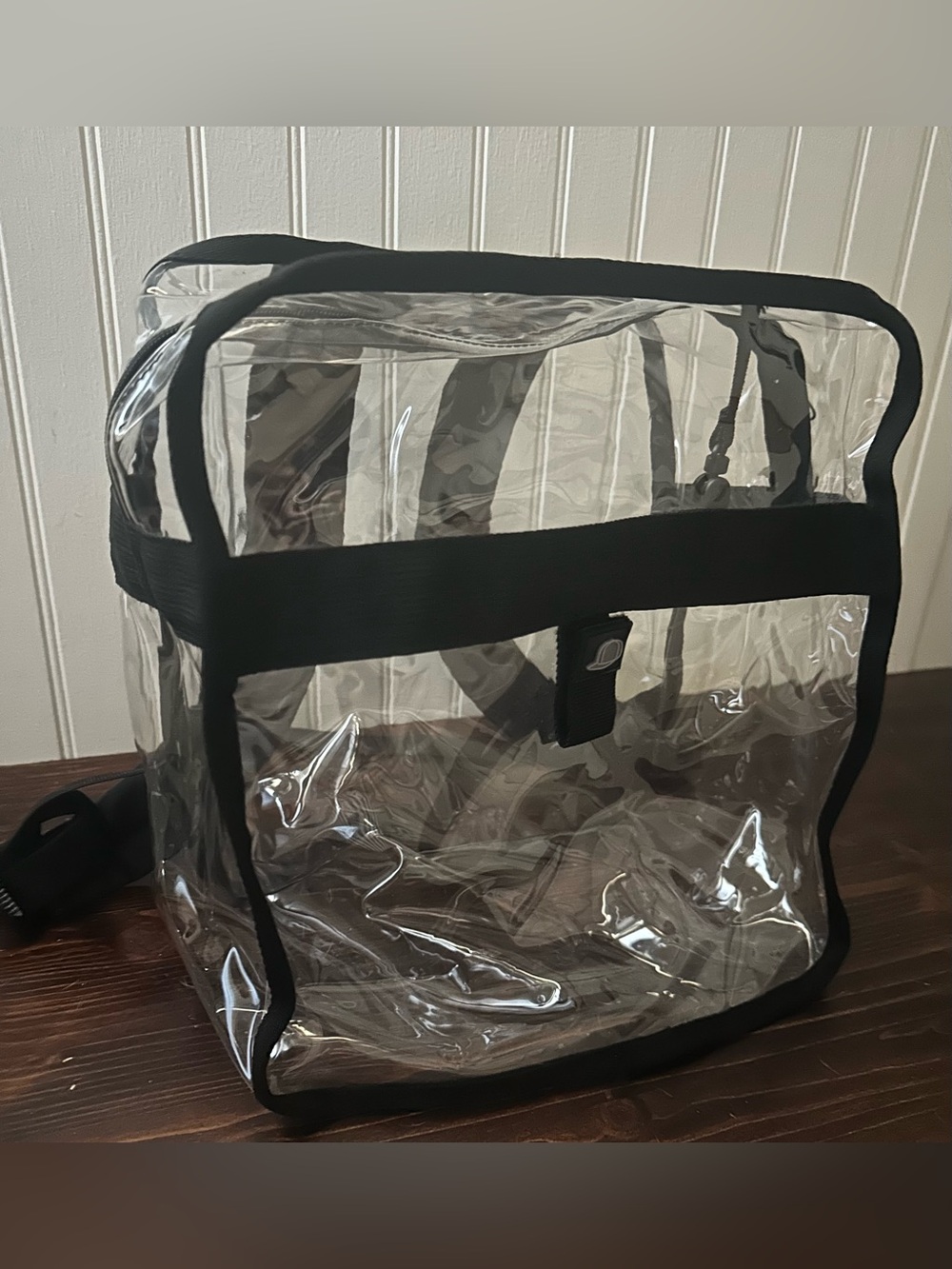 Kids Clear Backpack with Black Trim